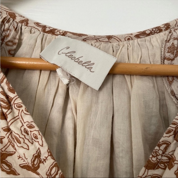 Pre Owned Cleobella ‘Rosy’ Mini Dress Tamil Block Print - Picture 7 of 10